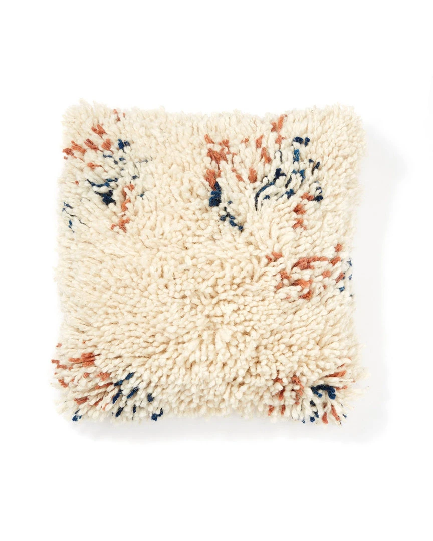 Minna Antigua Wool Shag Throw Pillow Handcrafted 4 Minna Antigua Wool Shag Throw Pillow Handcrafted