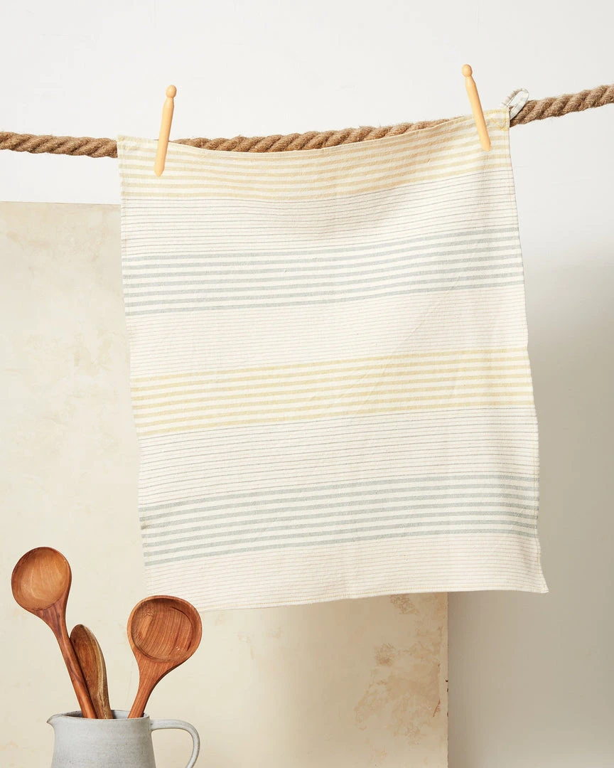 Minna Handcrafted Dandelion Stripe Towel 3 Minna Handcrafted Dandelion Stripe Towel