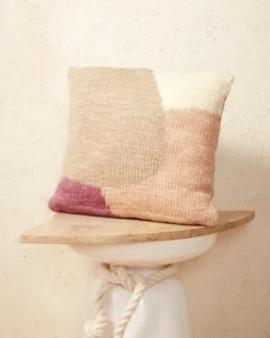 Minna Home Goods Hillside Wool Throw Pillow - Lilac