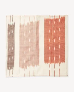 Minna Ikat Napkin Set - Rust Kitchen + Dining 8 Minna Ikat Napkin Set - Rust Kitchen + Dining