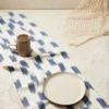 Minna Handcrafted Ikat Table Runner - Indigo