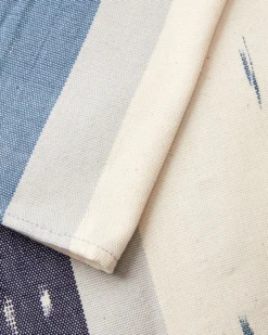 Minna Ikat Towel Indigo Handcrafted