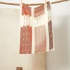 Minna Ikat Towel Rust Handcrafted 1 Minna Ikat Towel Rust Handcrafted