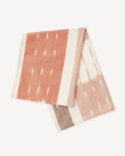 Minna Ikat Towel Rust Handcrafted