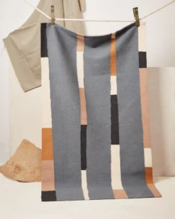 Minna Lines Wool Rug - Dusk