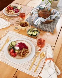 Minna Kitchen + Dining Panalito Table Runner - Indigo