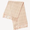 Minna Peach Grid Towel