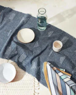 Minna Shapes Table Runner - Blue Best Sellers