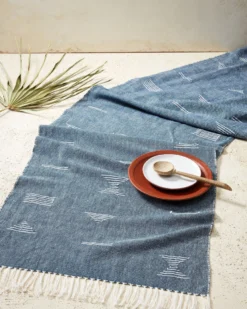 Minna Shapes Table Runner - Blue Best Sellers