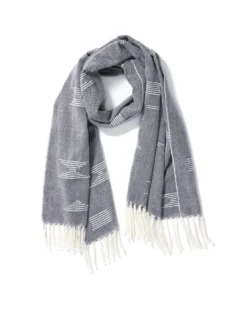 Minna Accessories Shapes Scarf - Blue