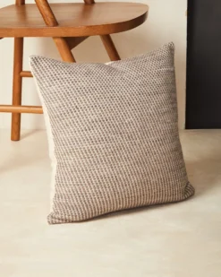 Minna Home Goods Sheila Merino Throw Pillow - Fog