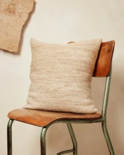 Minna Sheila Merino Throw Pillow - Wheat Home Goods
