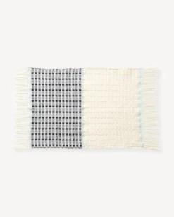 Minna Handcrafted Texture Placemat - Blue