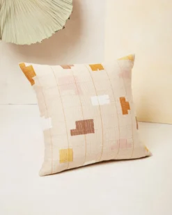 Minna Tiny Shapes Throw Pillow - Blush Home Goods