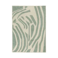 Kiliim Mint Markings Wool Rug