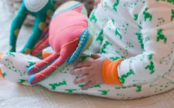 Mirasa Design Kids' + Baby Baby Footed Giraffe Onesie 11 Mirasa Design Kids' + Baby Baby Footed Giraffe Onesie