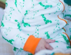Mirasa Design Kids' + Baby Baby Footed Giraffe Onesie 10 Mirasa Design Kids' + Baby Baby Footed Giraffe Onesie