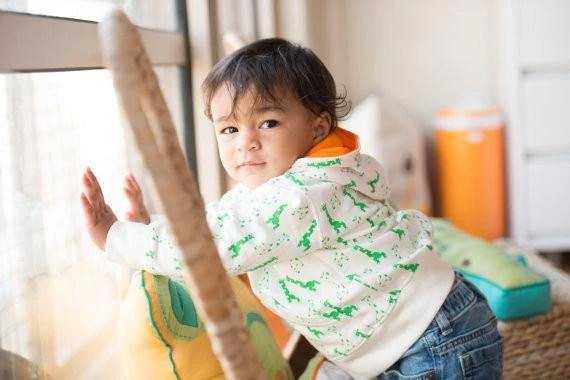 Mirasa Design Baby Giraffe Hoodie - Orange 5 Mirasa Design Baby Giraffe Hoodie - Orange