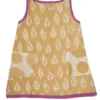 Mirasa Design Baby Gifts Baby Bold Leaf Dress - Forest Yellow 1 Mirasa Design Baby Gifts Baby Bold Leaf Dress - Forest Yellow