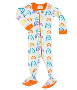 Mirasa Design Baby Footed Rainbow Onesie Kids' + Baby