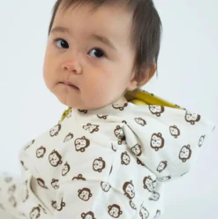 Mirasa Design Baby Monkey Hoodie - Celery Kids' + Baby 7 Mirasa Design Baby Monkey Hoodie - Celery Kids' + Baby