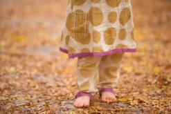 Mirasa Design Kids' + Baby Baby Polka Pants - Forest Yellow