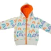 Mirasa Design Kids' + Baby Baby Rainbow Hoodie - Orange 2 Mirasa Design Kids' + Baby Baby Rainbow Hoodie - Orange
