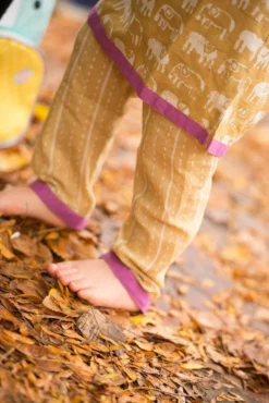 Mirasa Design Baby Stripe Pants - Forest Yellow Kids' + Baby