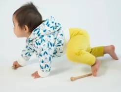 Mirasa Design Baby Penguin Hoodie - Celery