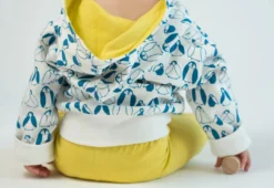 Mirasa Design Baby Penguin Hoodie - Celery