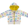 Mirasa Design Baby Rainbow Hoodie - Celery