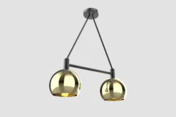 Dounia Home Mishal Chandelier - Brass Lighting