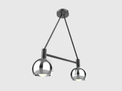Dounia Home Mishal Chandelier - Silver