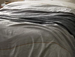 Coyuchi Mojave Linen Blanket - Gray 14 Coyuchi Mojave Linen Blanket - Gray