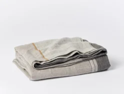 Coyuchi Mojave Linen Blanket - Gray