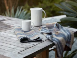 Coyuchi Mojave Linen Kitchen Towel Set - Indigo Home Goods