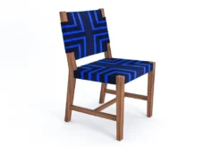 Masaya & Co. Monimbo Dining Chair - Midnight Blue Pattern Furniture