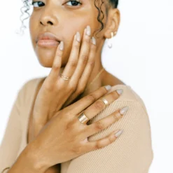 Sara Patino Jewelry Recycled Gold Moonlight Ring I