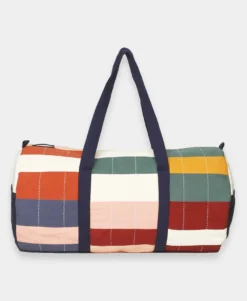 Anchal Multi-Check Weekender Duffel Bag