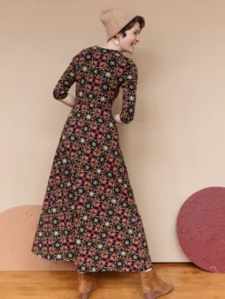 Mata Traders Mumbai Mauve Tile Maxi Dress Clothing 7 Mata Traders Mumbai Mauve Tile Maxi Dress Clothing