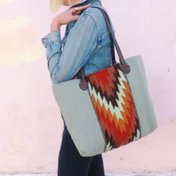 MZ Fair Trade After The Rain Wool Tote Bag