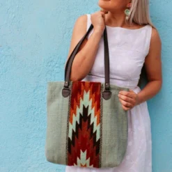 MZ Fair Trade After The Rain Wool Tote Bag