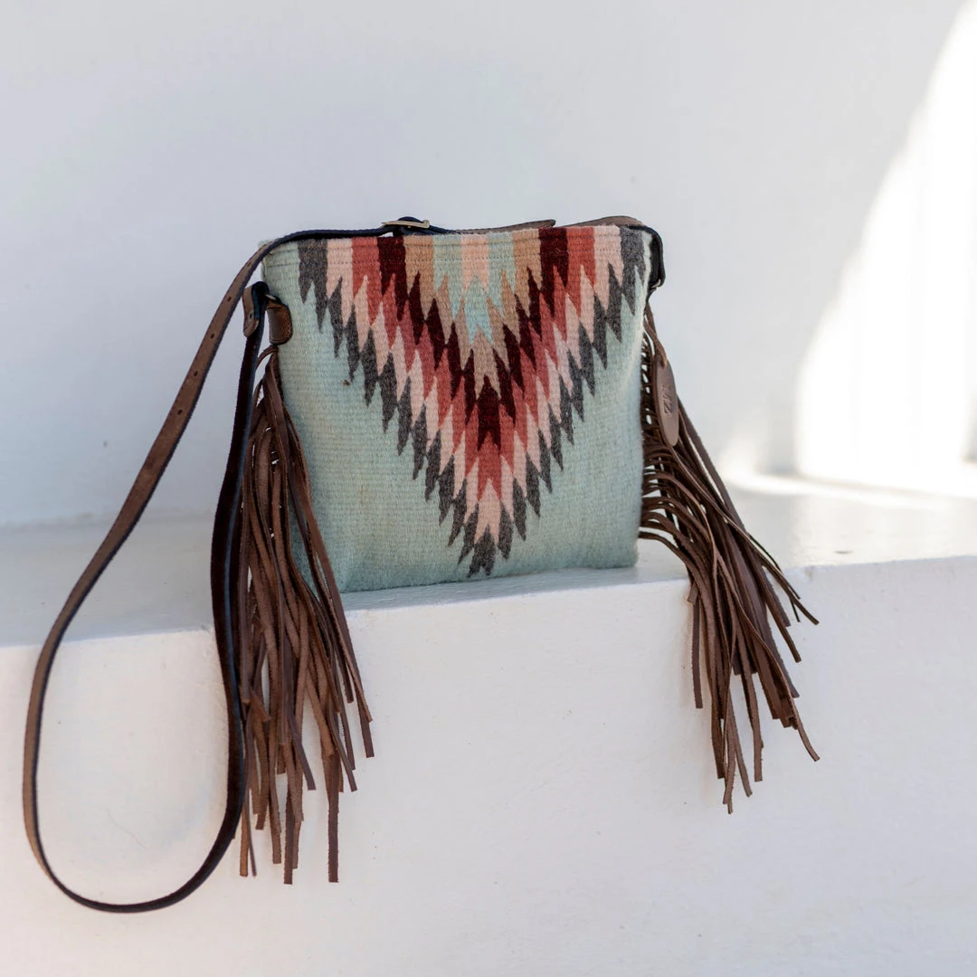 MZ Fair Trade Brisas Wool Fringe Bag Accessories 9 MZ Fair Trade Brisas Wool Fringe Bag Accessories