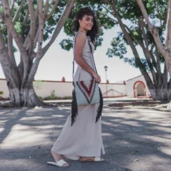 MZ Fair Trade Brisas Wool Fringe Bag Accessories 13 MZ Fair Trade Brisas Wool Fringe Bag Accessories