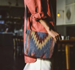 MZ Fair Trade Dusk Wool Crossbody Bag