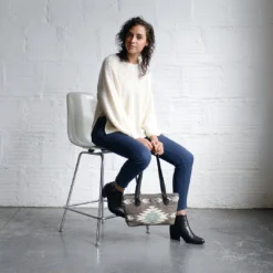 MZ Fair Trade First Frost Wool Shoulder Bag