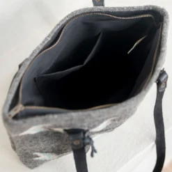 MZ Fair Trade First Frost Wool Shoulder Bag