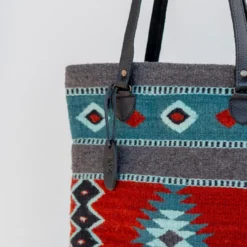 MZ Fair Trade Lost Island Wool Bucket Tote Bag