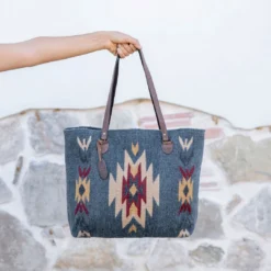 MZ Fair Trade Accessories Sparrow's Song Wool Tote Bag