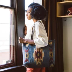 MZ Fair Trade Accessories Sparrow's Song Wool Tote Bag